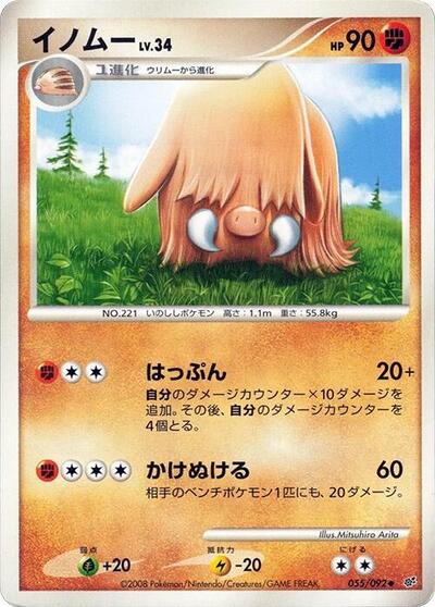 Piloswine (055/092) [Intense Fight in the Destroyed Sky]