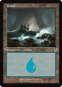 Island (291) (Retro Frame) (291) [Innistrad Remastered]