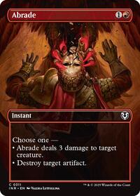 Abrade (Borderless) (311) [Innistrad Remastered]