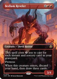 Bedlam Reveler (Borderless) (312) [Innistrad Remastered]