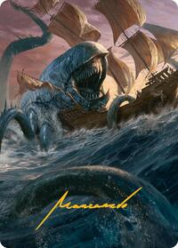 Hullbreaker Horror Art Card (Gold-Stamped Signature) (5) [Art Series: Innistrad Remastered]