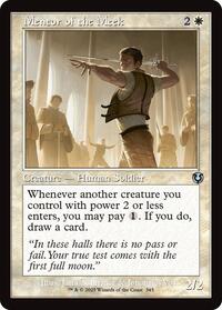 Mentor of the Meek (Retro Frame) (345) [Innistrad Remastered]