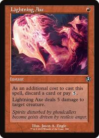 Lightning Axe (Retro Frame) (398) [Innistrad Remastered]