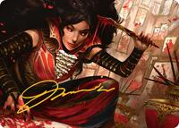 Blood Artist Art Card (Gold-Stamped Signature) (22) [Art Series: Innistrad Remastered]