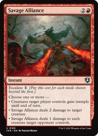 Savage Alliance (169) [Innistrad Remastered]