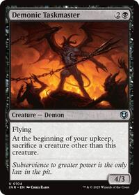 Demonic Taskmaster (104) [Innistrad Remastered]