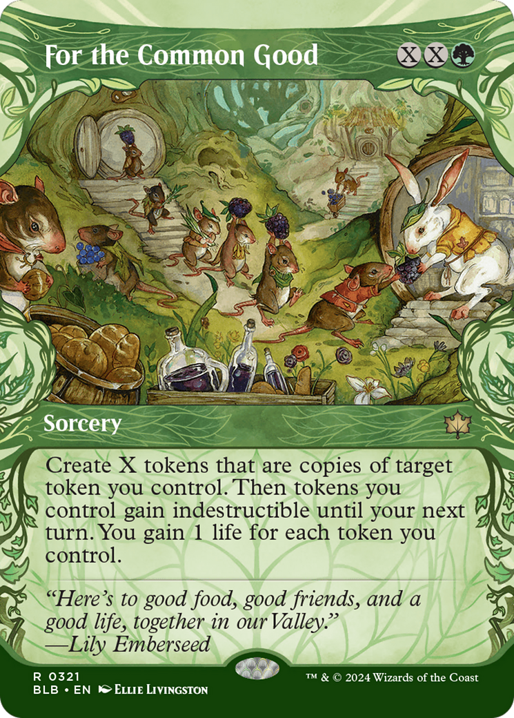 For the Common Good (Showcase) (BLB-321) - Bloomburrow: (Showcase) (Borderless)