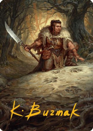 Tireless Tracker Art Card (Gold-Stamped Signature) (AAINR-016) - Art Series: Innistrad Remastered