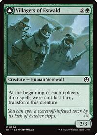 Villagers of Estwald (224) [Innistrad Remastered]
