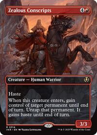 Zealous Conscripts (Borderless) (314) [Innistrad Remastered]
