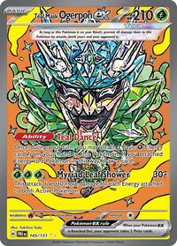 Teal Mask Ogerpon ex - 145/131 (145/131) [SV: Prismatic Evolutions]
