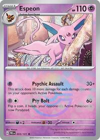 Espeon (Poke Ball Pattern) (033/131) [SV: Prismatic Evolutions]