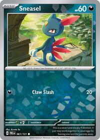 Sneasel (Poke Ball Pattern) (061/131) [SV: Prismatic Evolutions]