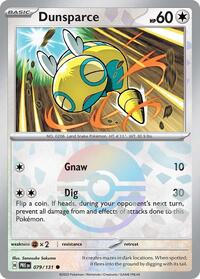 Dunsparce (Poke Ball Pattern) (079/131) [SV: Prismatic Evolutions]