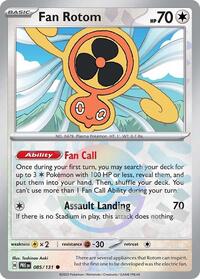 Fan Rotom (Poke Ball Pattern) (085/131) [SV: Prismatic Evolutions]
