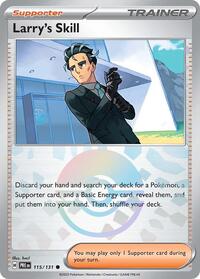 Larry's Skill - 115/131 (Poke Ball Pattern) (115/131) [SV: Prismatic Evolutions]