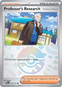 Professor's Research [Professor Rowan] (Poke Ball Pattern) (124/131) [SV: Prismatic Evolutions]