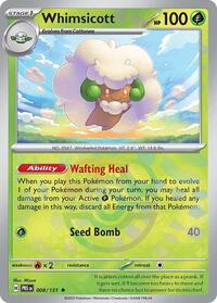 Whimsicott (Master Ball Pattern) (008/131) [SV: Prismatic Evolutions]