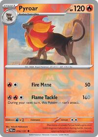 Pyroar (Master Ball Pattern) (016/131) [SV: Prismatic Evolutions]