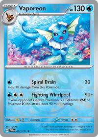 Vaporeon (Master Ball Pattern) (022/131) [SV: Prismatic Evolutions]