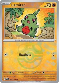 Larvitar (Master Ball Pattern) (047/131) [SV: Prismatic Evolutions]