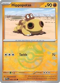 Hippopotas (Master Ball Pattern) (052/131) [SV: Prismatic Evolutions]