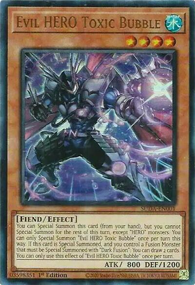 Evil HERO Toxic Bubble (SUDA-EN001) [Supreme Darkness]