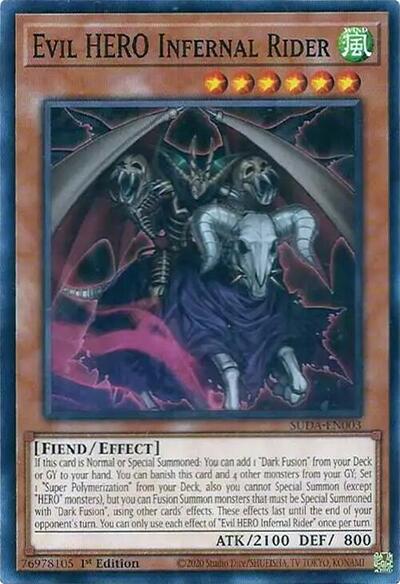 Evil HERO Infernal Rider (SUDA-EN003) [Supreme Darkness]
