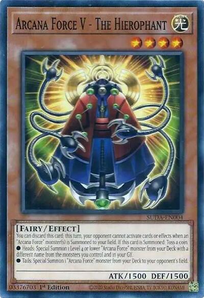 Arcana Force V - The Hierophant (SUDA-EN004) [Supreme Darkness]