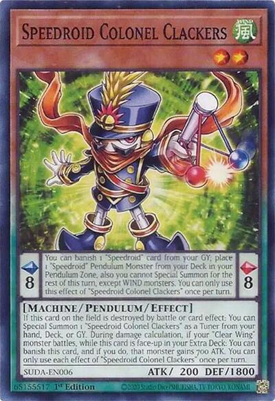 Speedroid Colonel Clackers (SUDA-EN006) [Supreme Darkness]