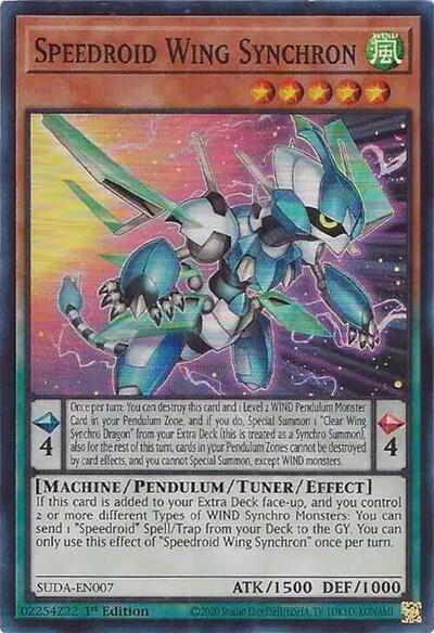 Speedroid Wing Synchron (SUDA-EN007) [Supreme Darkness]