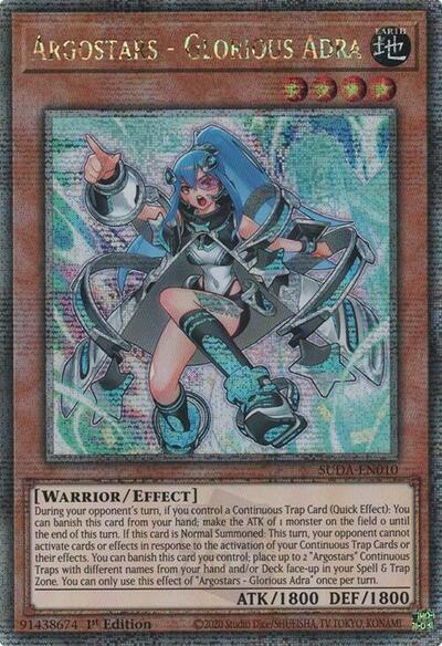 Argostars - Glorious Adra (Quarter Century Secret Rare) (SUDA-EN010) [Supreme Darkness]