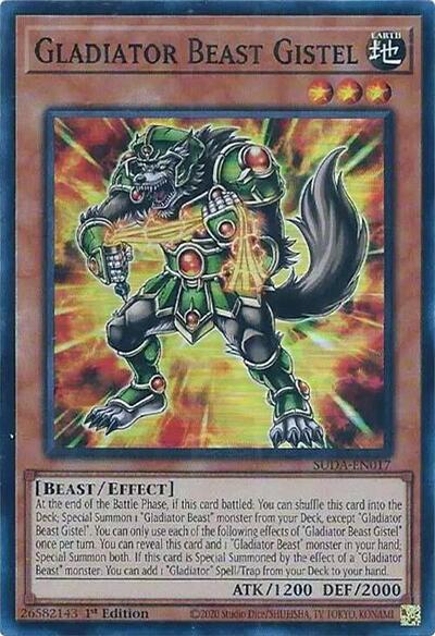 Gladiator Beast Gistel (SUDA-EN017) [Supreme Darkness]