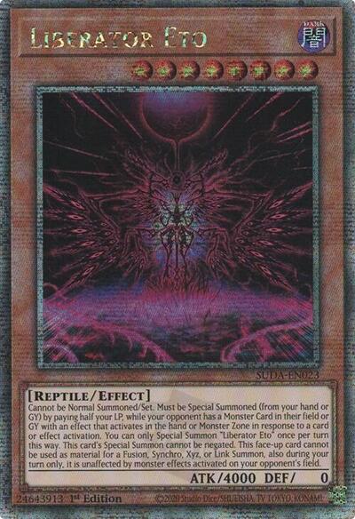 Liberator Eto (Quarter Century Secret Rare) (SUDA-EN023) [Supreme Darkness]