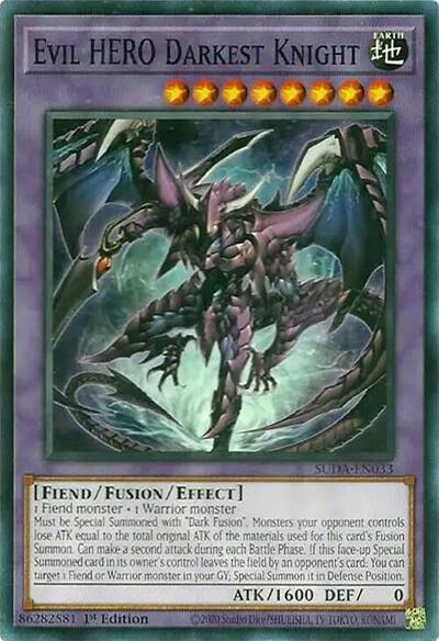Evil HERO Darkest Knight (SUDA-EN033) [Supreme Darkness]