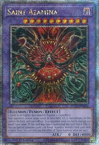 Saint Azamina (Quarter Century Secret Rare) (SUDA-EN036) [Supreme Darkness]