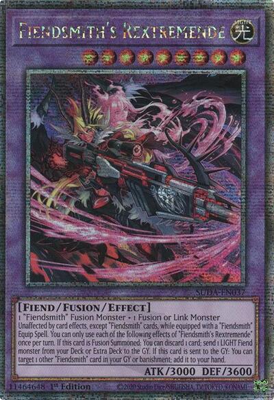 Fiendsmith's Rextremende (Quarter Century Secret Rare) (SUDA-EN037) [Supreme Darkness]
