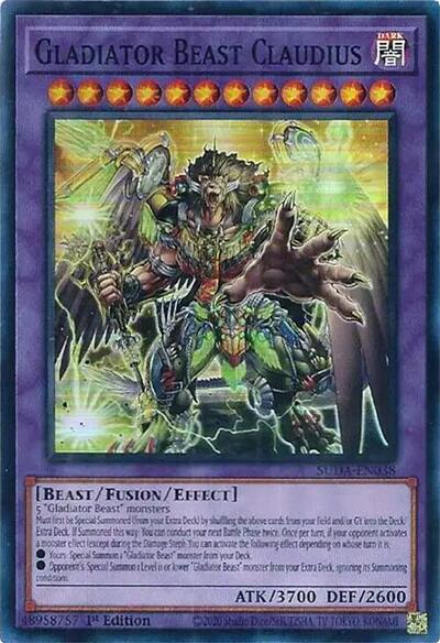 Gladiator Beast Claudius (SUDA-EN038) [Supreme Darkness]
