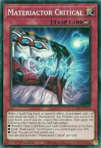 Materiactor Critical (SUDA-EN074) [Supreme Darkness]