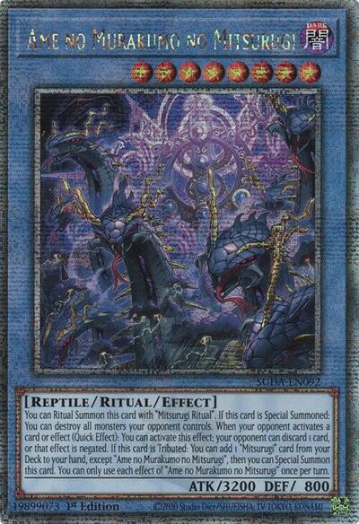 Ame no Murakumo no Mitsurugi (Quarter Century Secret Rare) (SUDA-EN092) [Supreme Darkness]