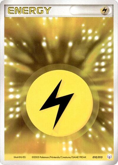 Basic Lightning Energy - 010/015 (010/015) [Gift Box Mew - Lucario (Mew Quarter Deck)]