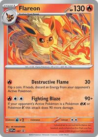 Flareon - 167 (Cosmos Holo) (167) [SV: Scarlet & Violet Promo Cards]