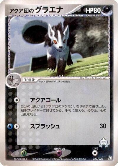 Team Aqua's Mightyena - 023/033 (023/033) [Aqua Deck Kit]