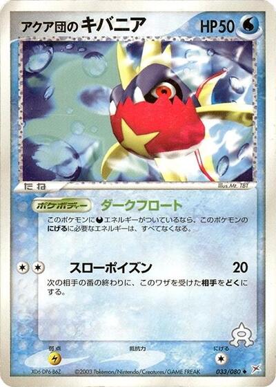 Team Aqua's Carvanha (033/080) [Magma VS Aqua: Two Ambitions]
