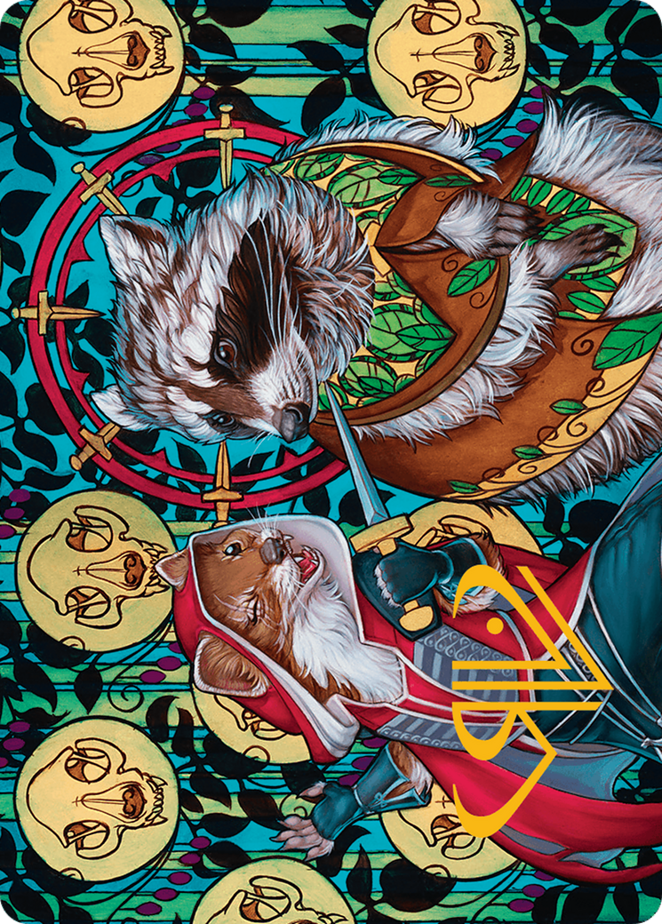 Ruthless Negotiation // Ruthless Negotiation (ABLB-016) - Bloomburrow Art Series (Borderless) Foil