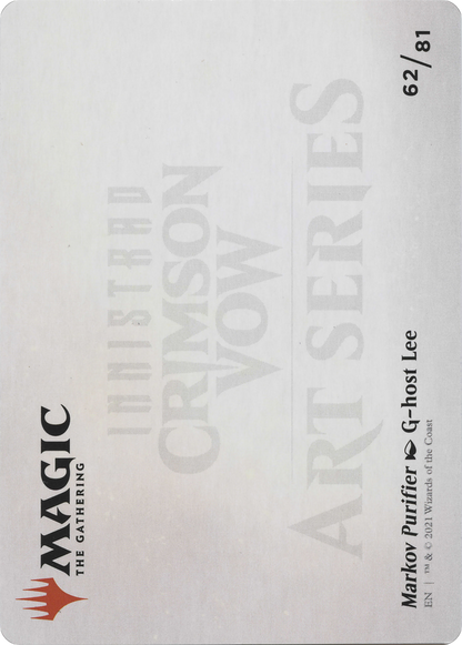 Markov Purifier // Markov Purifier (AVOW-062) - Crimson Vow Art Series (Borderless) Foil