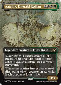 Aatchik, Emerald Radian (Borderless) (360) [Aetherdrift]