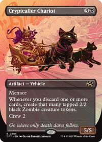 Cryptcaller Chariot (Borderless) (306) [Aetherdrift]