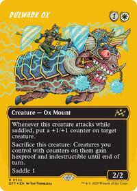 Bulwark Ox (Borderless) (First-Place Foil) (532) [Aetherdrift]