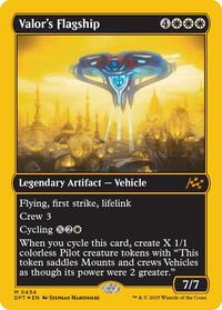 Valor's Flagship (First-Place Foil) (434) [Aetherdrift]